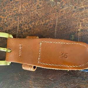 Black Dog ribbon belt